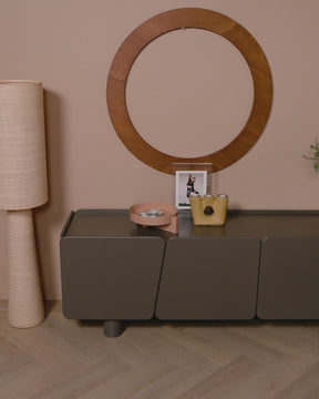 Credenza 2 ante in legno di pino Bora 100x135 cm