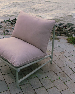 Poltrona da esterno in alluminio Elvy 82x75 cm