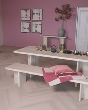 Panca da pranzo in legno di mango Vexor