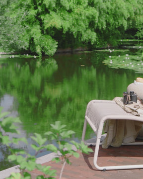 Poltrona da esterno con gamba in metallo West 78x67 cm