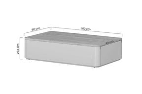 Tavolino 2 cassetti Elivo