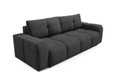 Divano letto in tessuto cinigliato Vienna 259x99/149 cm