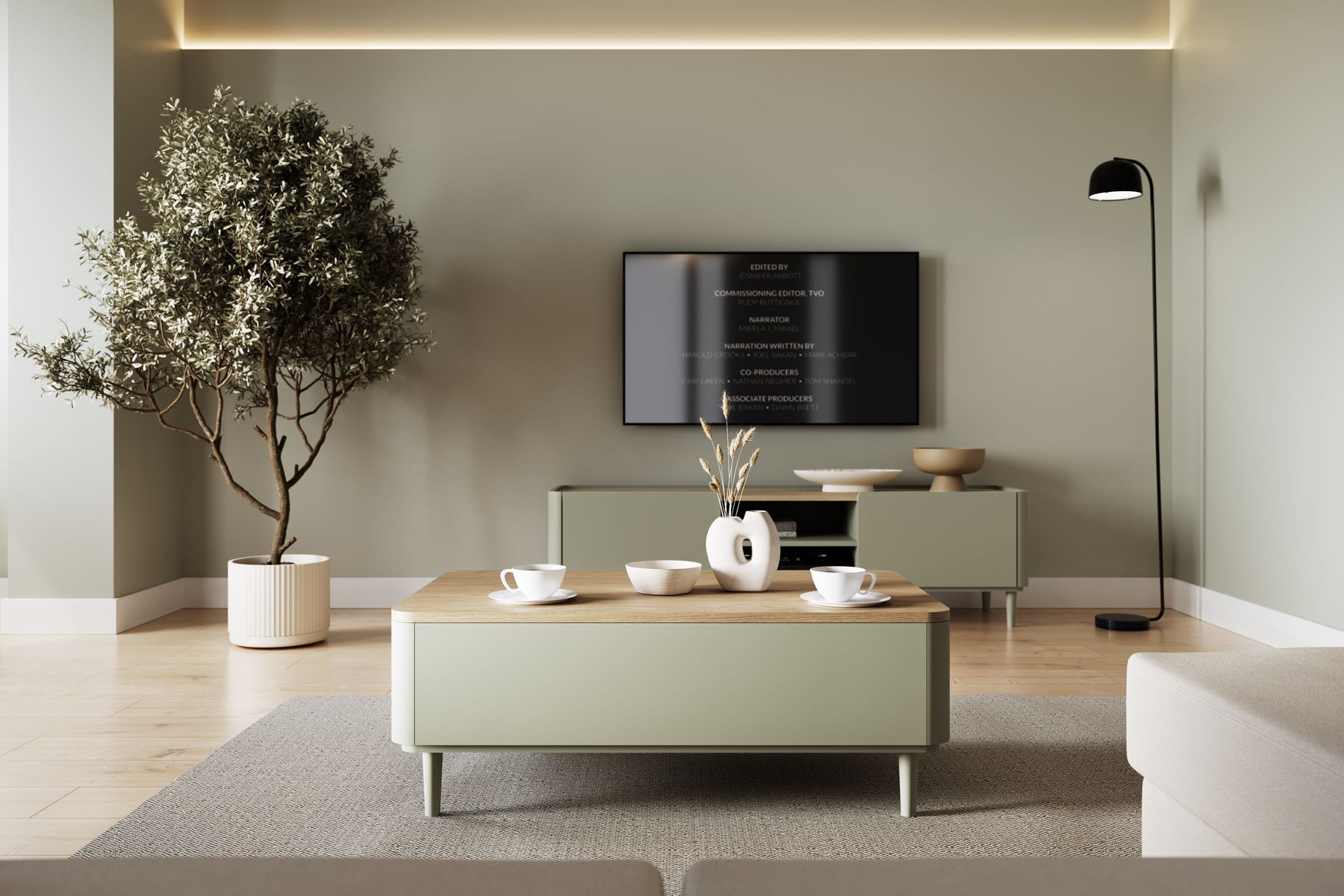 Tavolino 2 cassetti Elivo