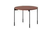 Tavolino rotondo con gambe in metallo Sonatia