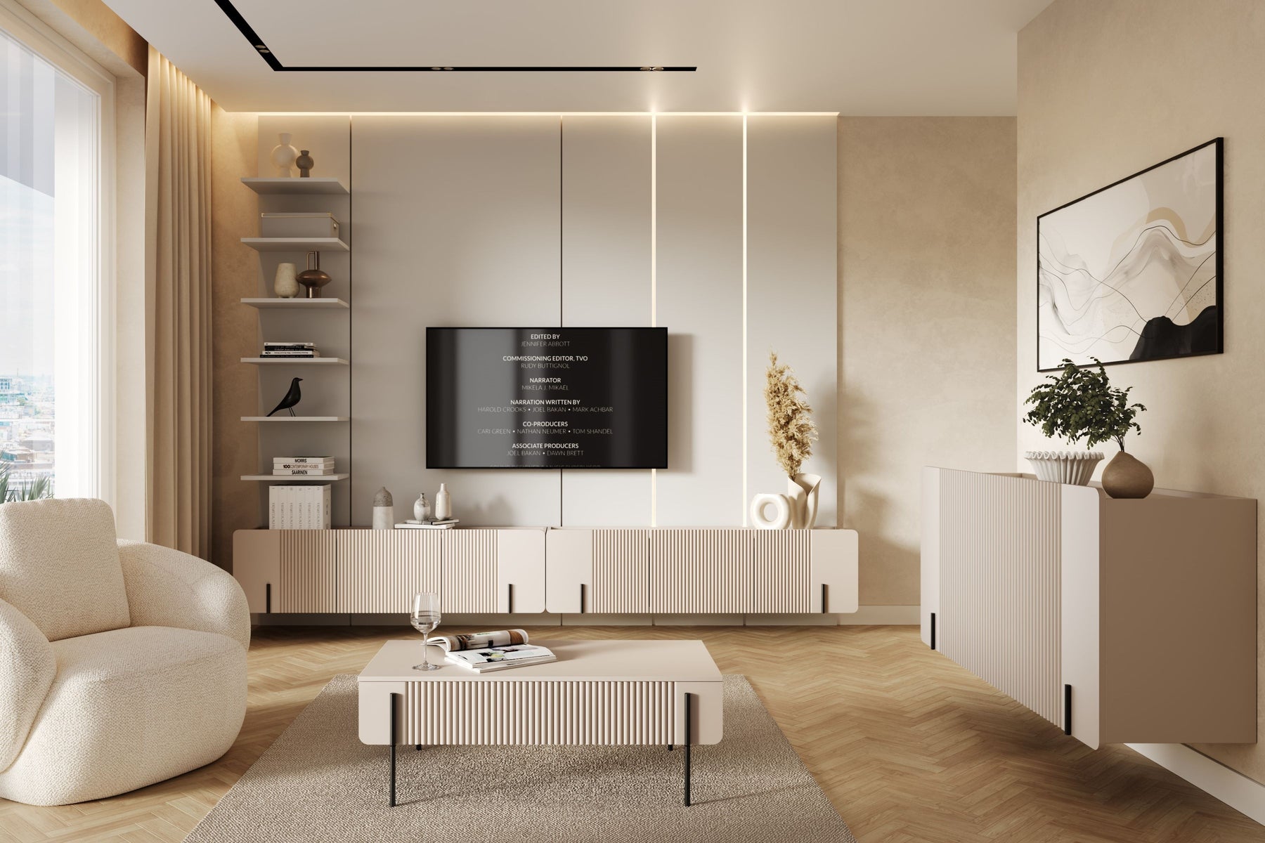 Tavolino 2 cassetti con piede in metallo Miami 100x40 cm