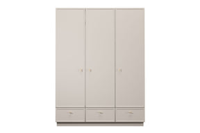 Cappottiera 3 ante 3 cassetti cashmere Lora 150x200 cm