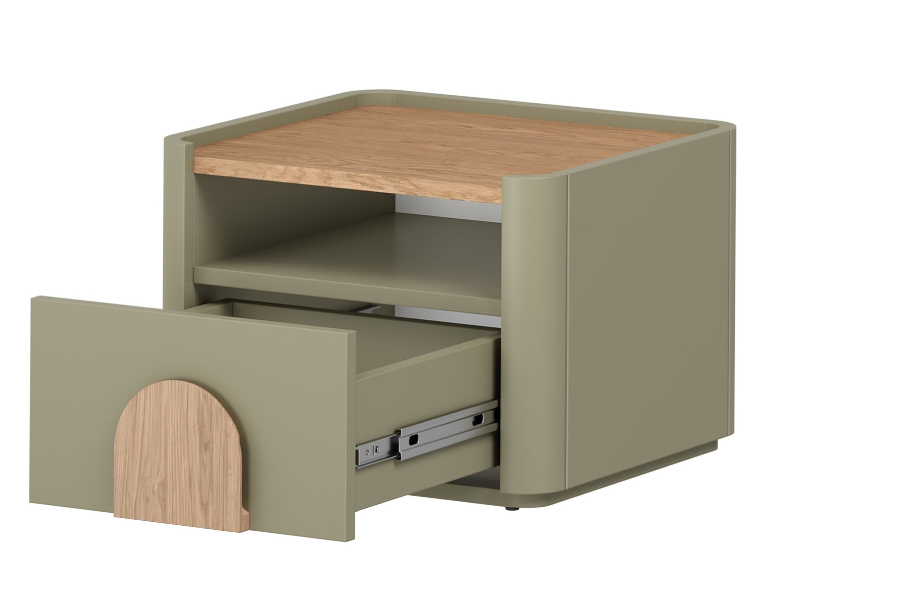 Comodino 1 cassetto Amilio