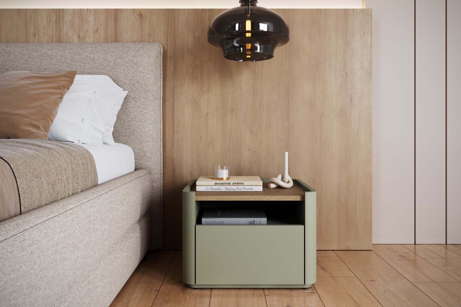 Comodino 1 cassetto Elivo