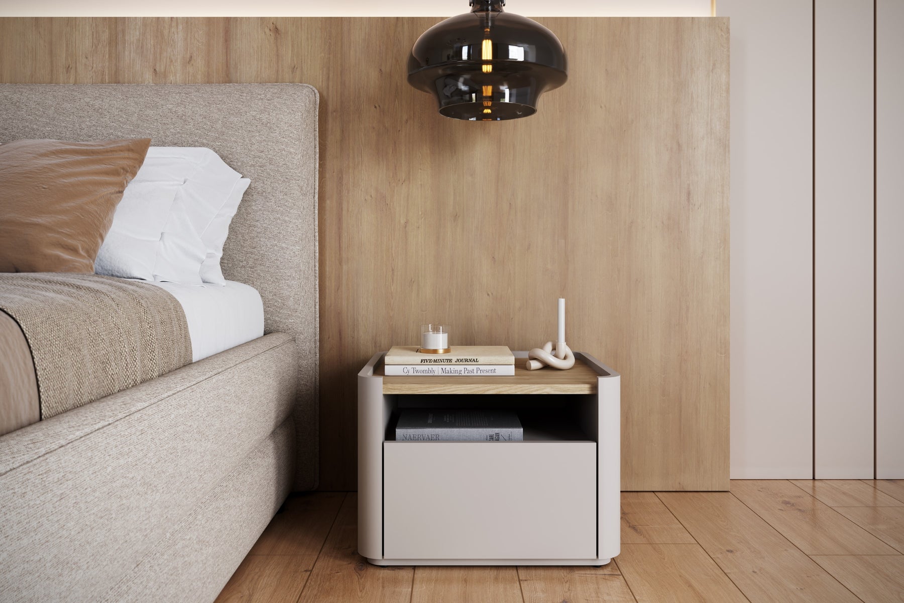 Comodino 1 cassetto Elivo