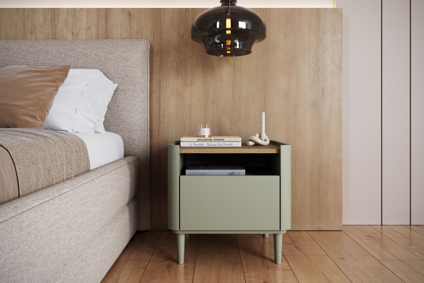 Comodino 1 cassetto Elivo