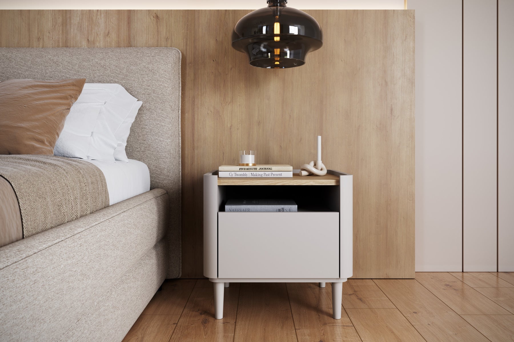 Comodino 1 cassetto Elivo