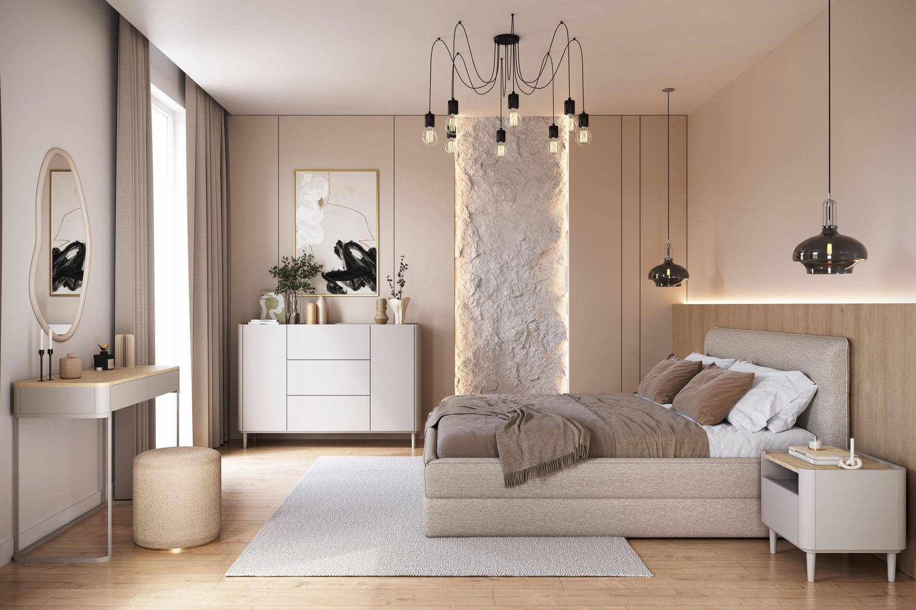 Comodino 1 cassetto Elivo