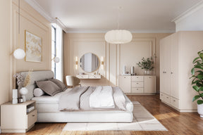 Comodino 1 cassetto cashmere Lora 45x45 cm