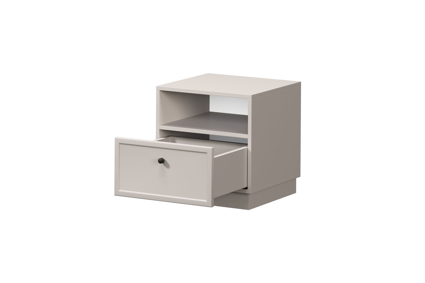 Comodino 1 cassetto cashmere Lora 45x45 cm