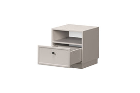 Comodino 1 cassetto cashmere Lora 45x45 cm