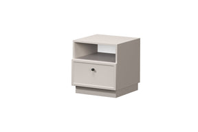 Comodino 1 cassetto cashmere Lora 45x45 cm