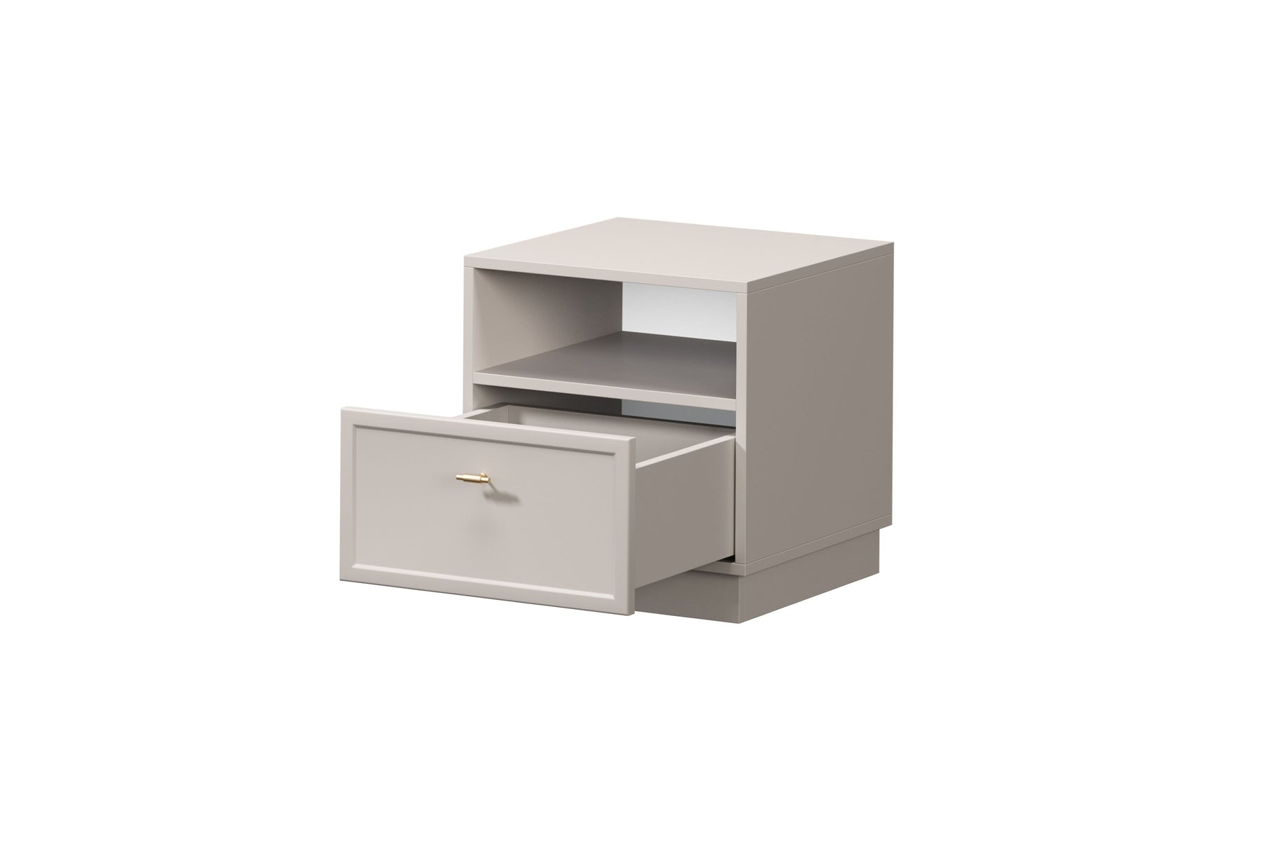 Comodino 1 cassetto cashmere Lora 45x45 cm