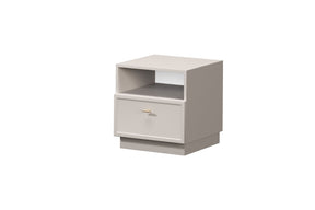 Comodino 1 cassetto cashmere Lora 45x45 cm