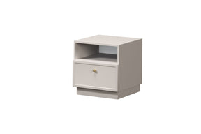 Comodino 1 cassetto cashmere Lora 45x45 cm