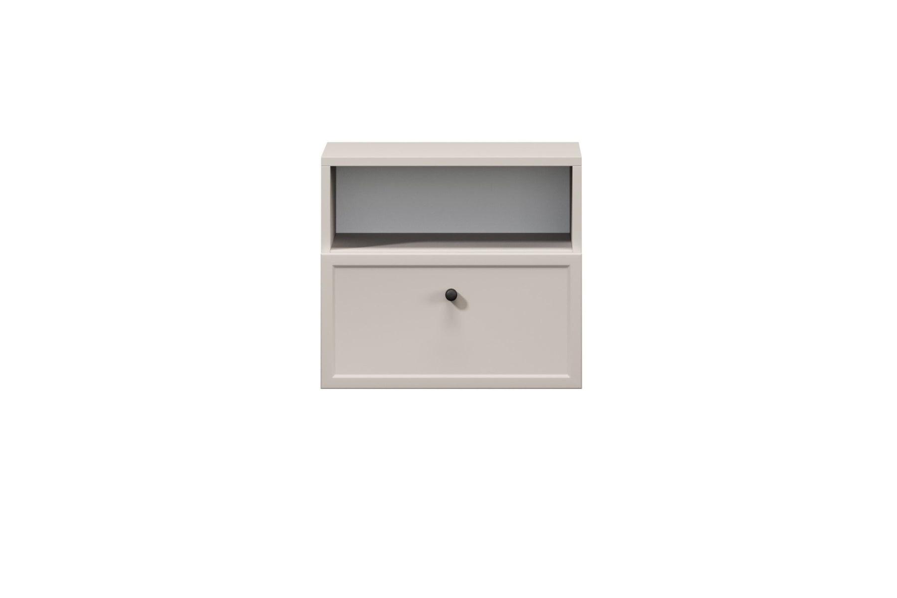 Comodino 1 cassetto cashmere Lora 45x45 cm