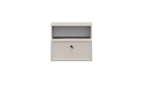 Comodino 1 cassetto cashmere Lora 45x45 cm