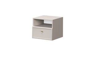 Comodino 1 cassetto cashmere Lora 45x45 cm