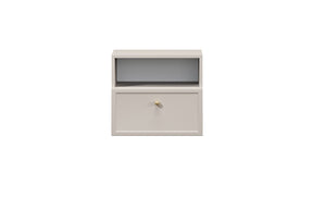 Comodino 1 cassetto cashmere Lora 45x45 cm