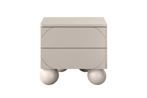 Comodino 2 cassetti cashmere Sonatia 49x55 cm