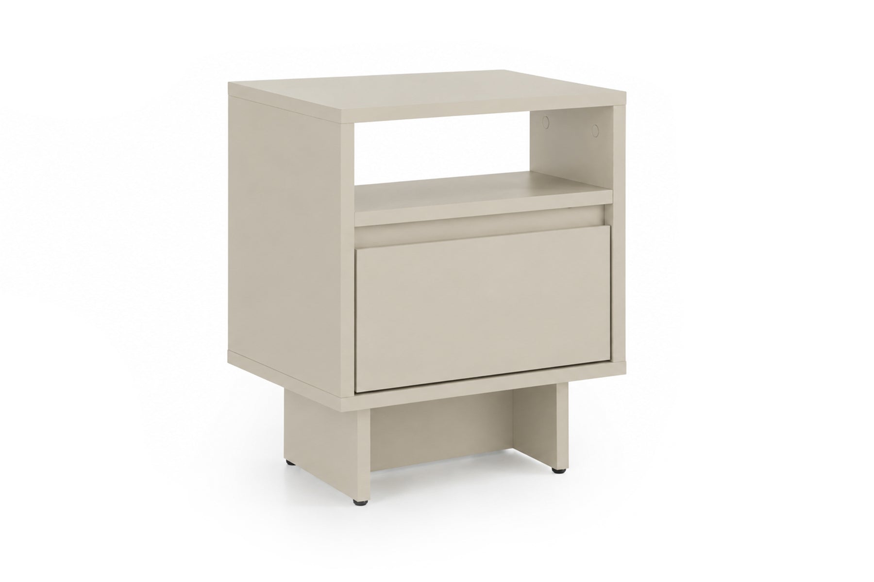 Comodino 1 cassetto in legno laminato Enha 40 x 37 cm