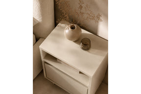 Comodino 1 cassetto in legno laminato Enha 40 x 37 cm