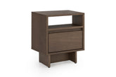Comodino 1 cassetto in legno laminato Enha 40 x 37 cm