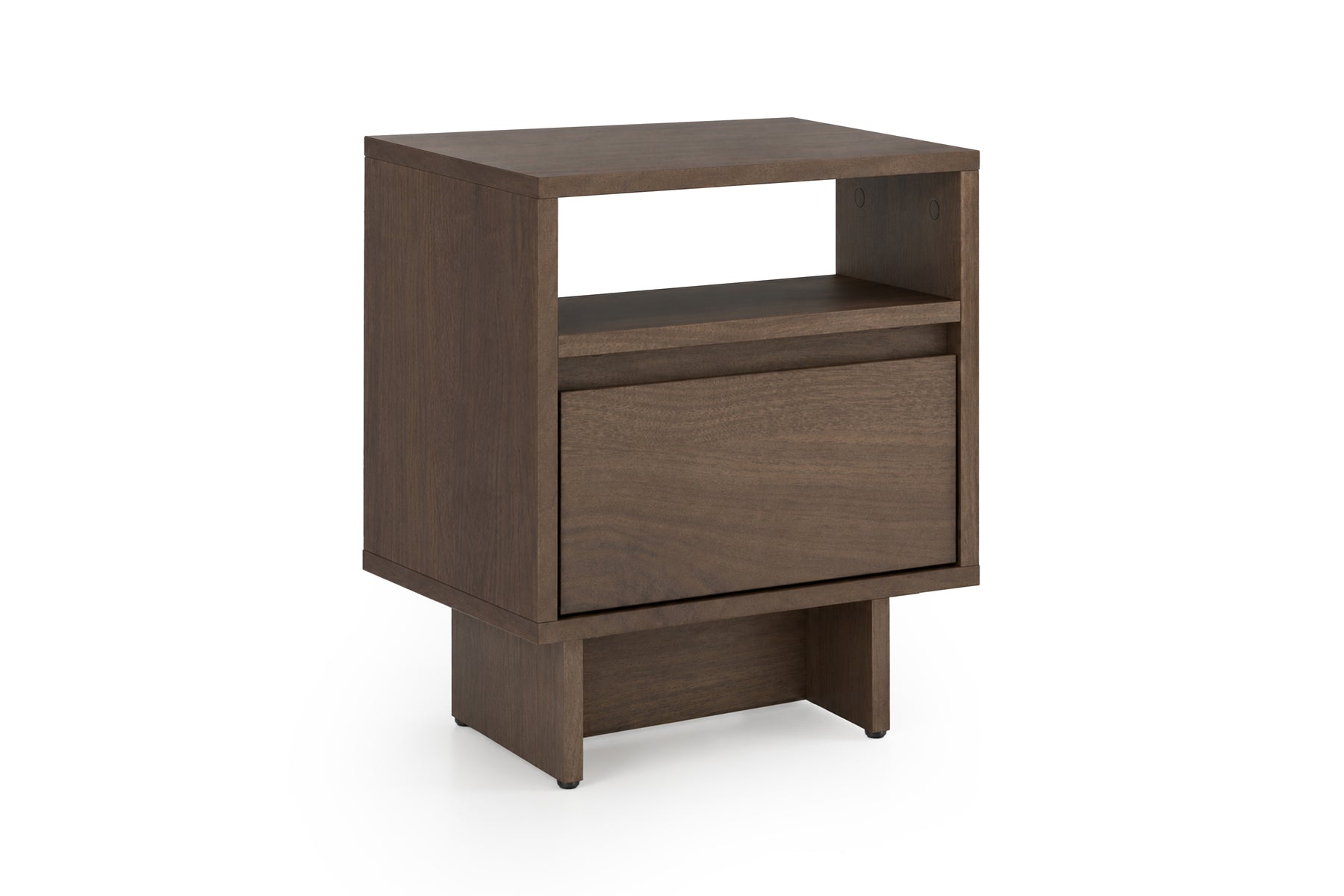 Comodino 1 cassetto in legno laminato Enha 40 x 37 cm