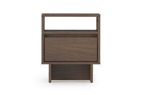 Comodino 1 cassetto in legno laminato Enha 40 x 37 cm
