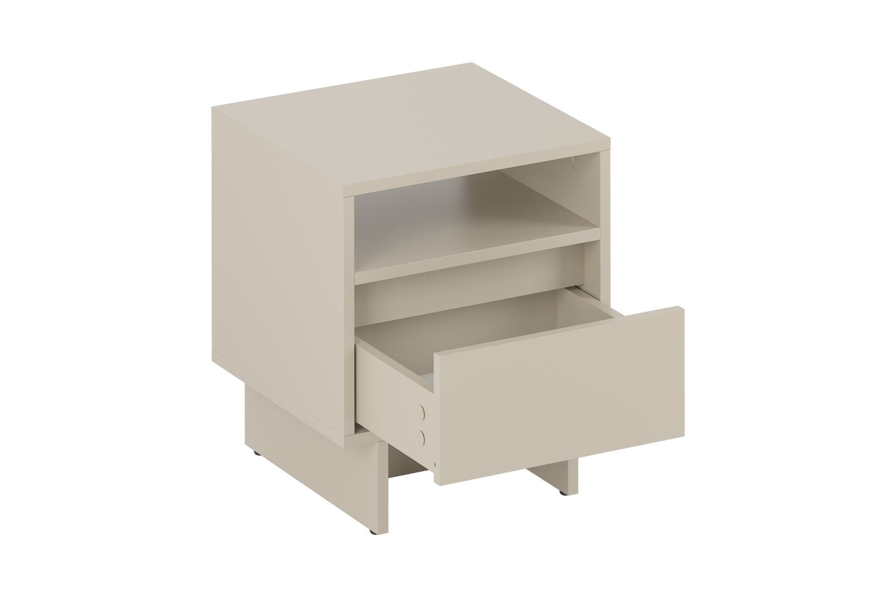 Comodino 1 cassetto in legno laminato Enha 40 x 37 cm