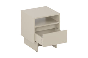 Comodino 1 cassetto in legno laminato Enha 40 x 37 cm