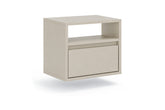 Comodino sospeso 1 cassetto in legno laminato Enha 40 x 37 cm
