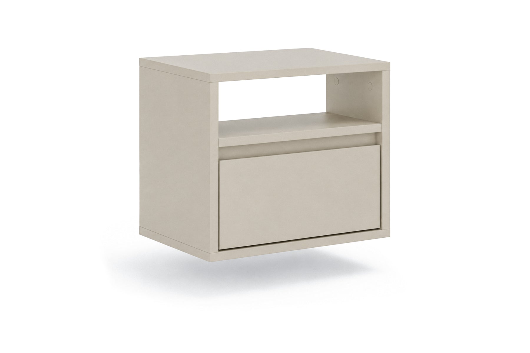 Comodino sospeso 1 cassetto in legno laminato Enha 40 x 37 cm