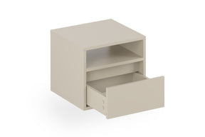 Comodino sospeso 1 cassetto in legno laminato Enha 40 x 37 cm