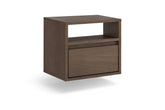 Comodino sospeso 1 cassetto in legno laminato Enha 40 x 37 cm