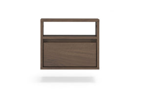 Comodino sospeso 1 cassetto in legno laminato Enha 40 x 37 cm