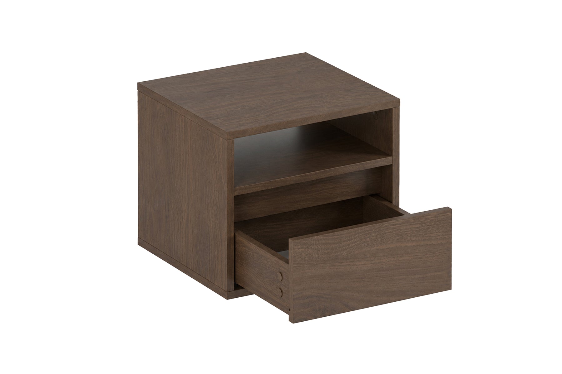Comodino sospeso 1 cassetto in legno laminato Enha 40 x 37 cm