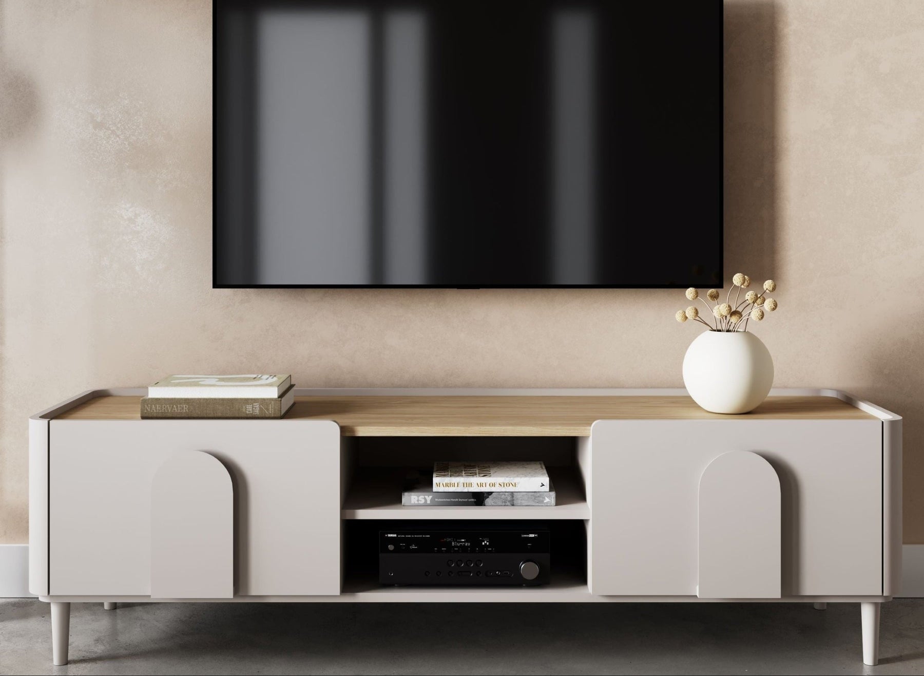 Mobile TV 1 anta 2 cassetti Amilio 200 cm