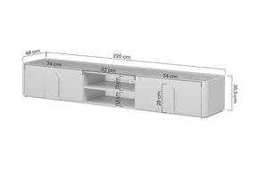 Mobile TV 1 anta 1 cassetto Amilio 220 cm