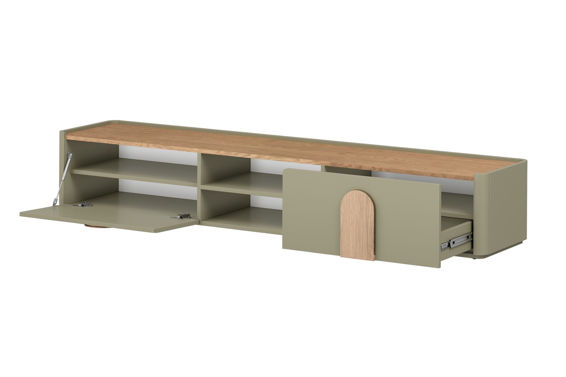 Mobile TV 1 anta 1 cassetto Amilio 220 cm