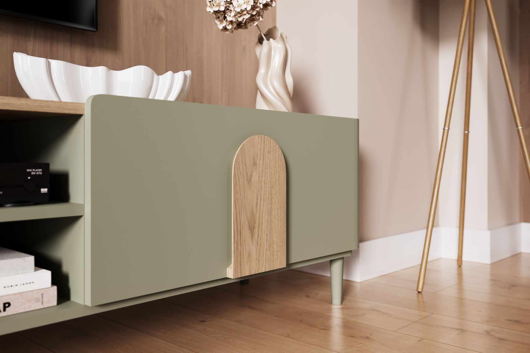 Mobile TV 1 anta 1 cassetto Amilio 220 cm