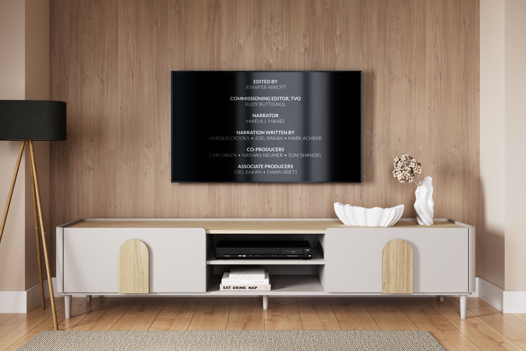 Mobile TV 1 anta 1 cassetto Amilio 220 cm