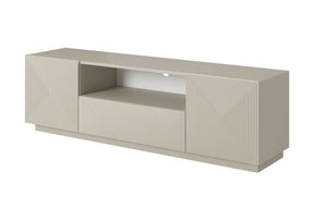 Mobile TV 2 ante 1 cassetto in legno laminato Asha 167 x 40 cm