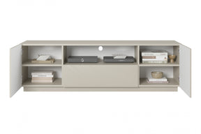 Mobile TV 2 ante 1 cassetto in legno laminato Asha 167 x 40 cm