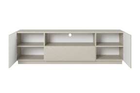 Mobile TV 2 ante 1 cassetto in legno laminato Asha 167 x 40 cm