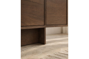 Mobile TV 4 ante in legno laminato Enha 180 x 39 cm